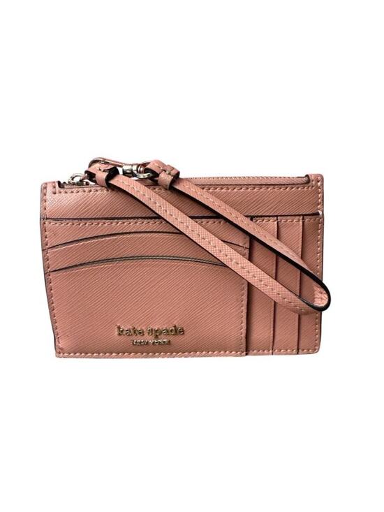 kate spade Handbags - Kate Spade Spencer Card Holder Wristlet Orchid Pink Leather